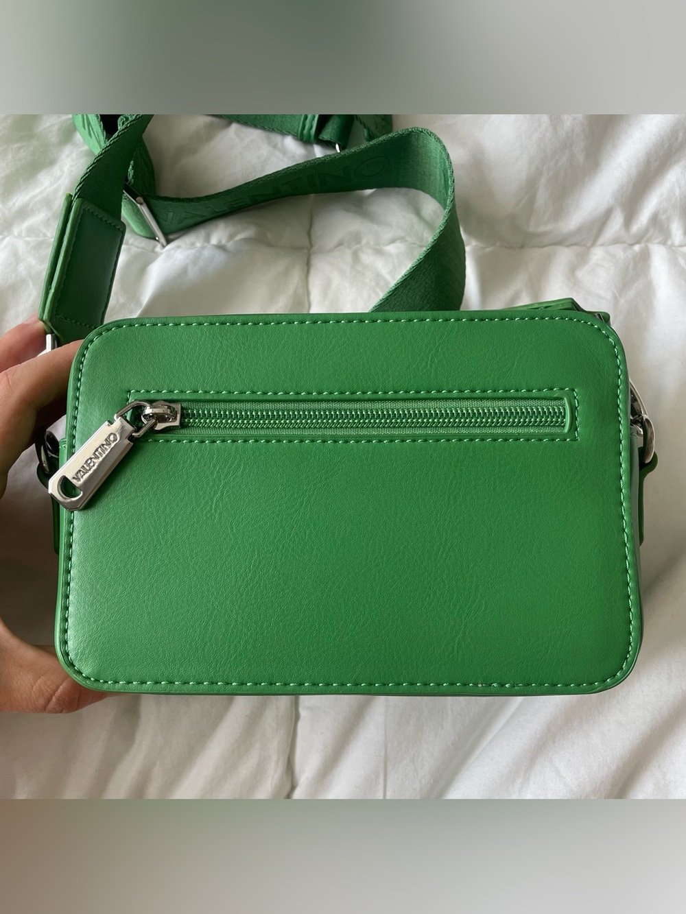 Valentino by Mario Valentino Spa Green Logo Belt Bag - Picture 6 of 16